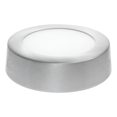 Panel Led Redondo Satín Para Sobreponer, 6w, Luz Fría, 300ml Luz-fría