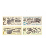 Rusia 1989 Instrumentos Musicales I Serie Mint Comp 5669/72 