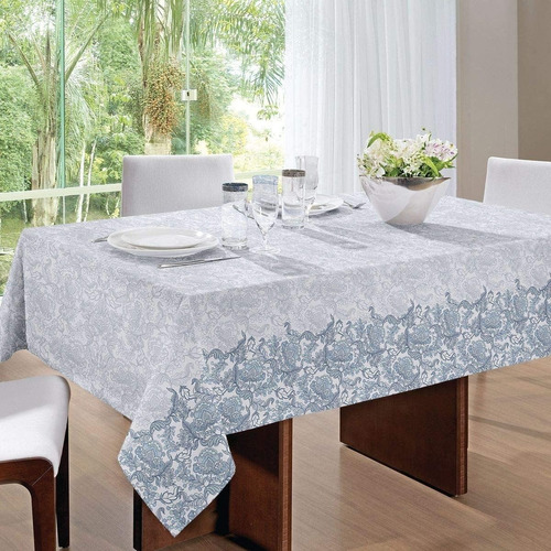 Toalha De Mesa Royal 04 Lugares Quadrada 140cm X 140cm 