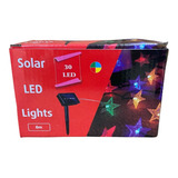 Luz De Navidad Estrellas Multicolor 6 Metros 30 Led Navidad