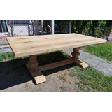 Mesa Comedor Quincho De Madera Maciza