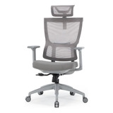 Silla De Escritorio Pc Ejecutivo Oficina Zego Mesh Phoenix Color Gris