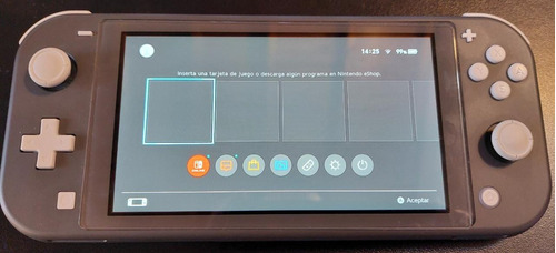 Nintendo Switch Lite 32gb   Color Gris C/funda Y Vidrio