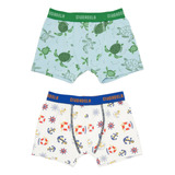 Pack X2 Ciudadela Boxer Niño Algodon/lycra Art 7160 2-12