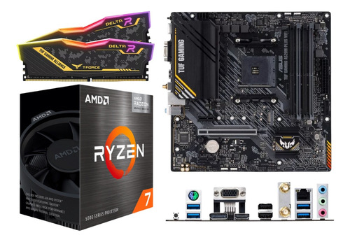 Kit Actualización Ryzen 7 5700g, Tuf A520 Wifi, 16gb Ram Rgb