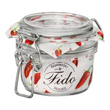 Pote Hermético De Vidro Fido Com Tampa 195ml