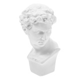 Busto De Escultura Griega Con Ornamento Griego