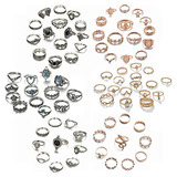 Anillos Bisutería - Anillos - 82pcs Knuckle Ring Set For Wom