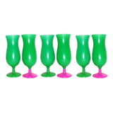 Copas Para Coctel 12 Onz  Verde X 6