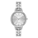 Reloj Citizen Eco-drive De Acero Inoxidable Para Mujer Con F