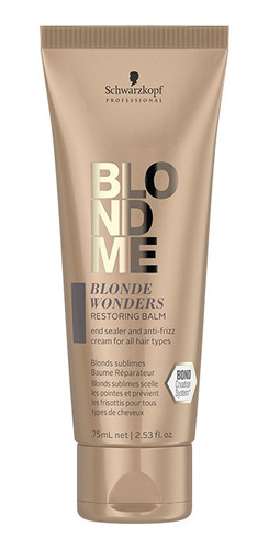 Schwarzkopf Bálsamo Restaurador Wonders Blondes Blondme 75ml