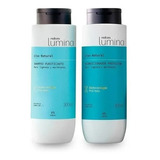 Shampoo + Acondicionador Lumina Pelo Liso  De Natura 