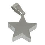 Dije Estrella 1 Cm Acero Macizo Para Pulsera - Arcana Caeli