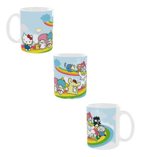 Taza Con Caja Nueva Sanrio Modelo A Elegir Kitty Kuromi Melo