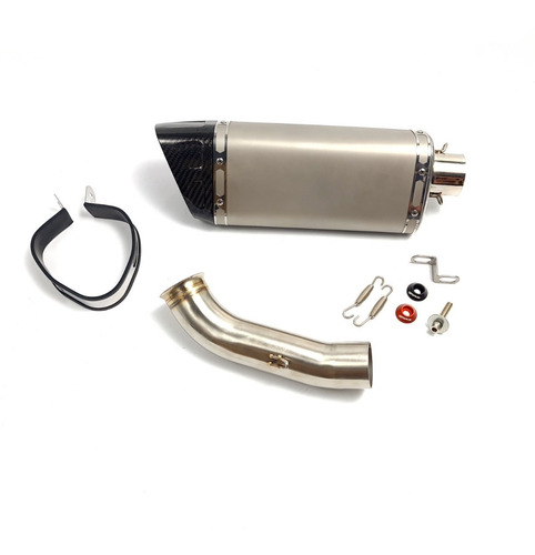 Escape Ktm Duke 250 / 390 New  Inox Punta Carb Ex151-pm