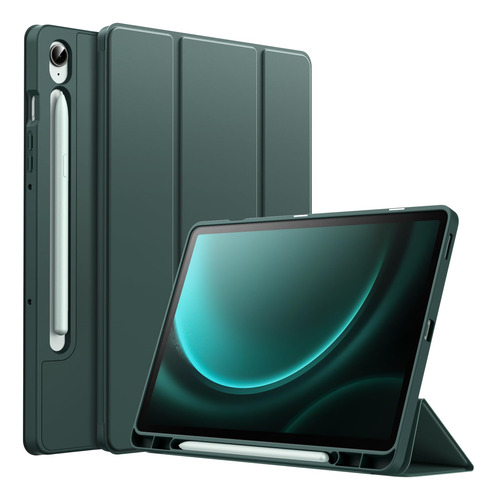 Funda P/samsung Tab S9 Con Soporte De Lapiz Verde