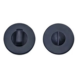 Cerradura Pomo Llavín Para Baño Negro Perilla Pack X 4 Uni