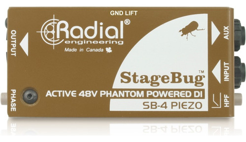 Radial Stagebug Sb-4 / Caja Directa Activa Para Microfonos