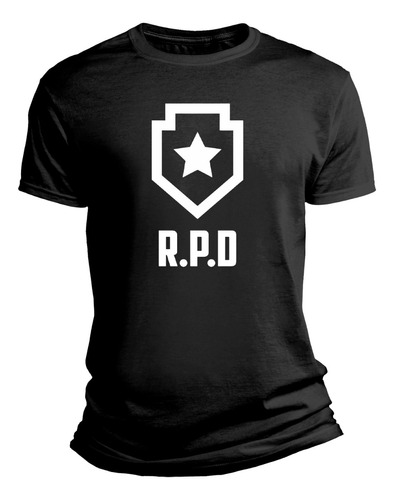 Playera Resident Evil Police Rpd Logo Para Caballero / Dama