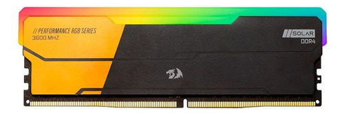 Memória Redragon Solar 8gb 3600mhz Rgb Ddr4 Dimm - Gm-805