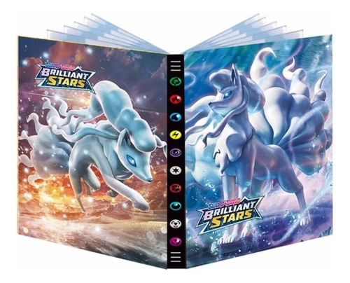 Álbum Fichário Oficial Pokémon - Capacidade Para 540 Cartas 