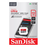 Cartão Micro Sd 512gb Sandisk Ultra C10, Sdsquac-512g-gn6ma