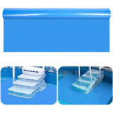 Tapete Protector De Escalera De Piscina De 0.098 Pulgadas De