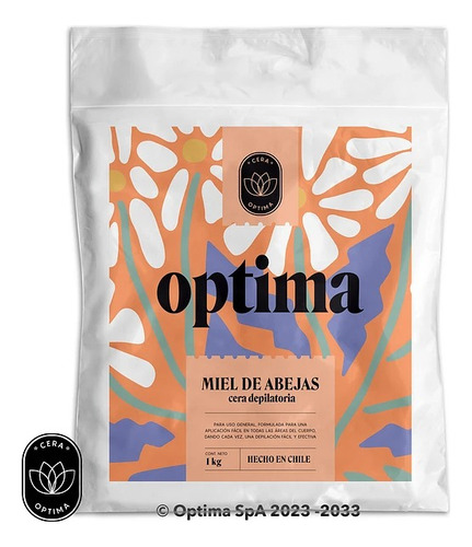 Cera Para Depilar Optima Profesional 3 Bolsas De 1 Kilo 