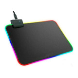 Mouse Pad Alfombrilla Antideslizante + Luz Led Rgb Gamer 