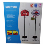 Juego Baloncesto 130cm Aro Con Base Inflador + Balon