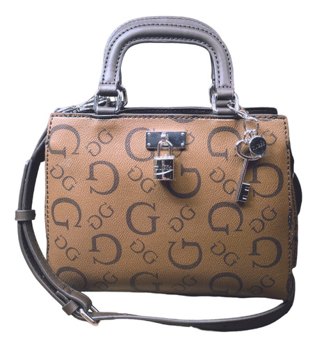 Bolsa Guess Dama Original Crossbody Cafe Strap Ajustable 