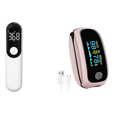 Oximetro Digital Recargable + Termometro Digital Profesional | Envío gratis