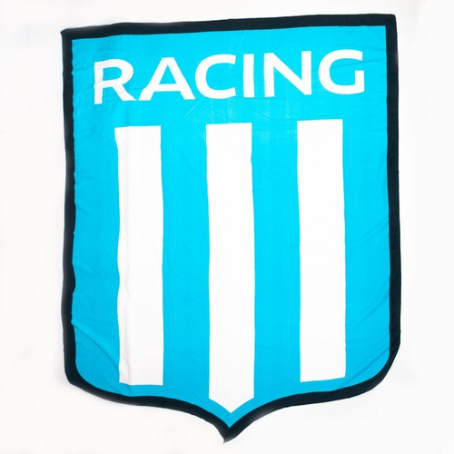 Toallon Racing Club +bolso Escudo Estadio Futbol Microfibra 