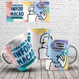 Caneca Profissão Flork Tecnologia Da Informação + Caixinha