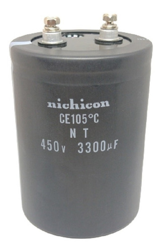 Capacitor Blindado Nichicon 3300uf 450v 105°c 75x100mm Screw
