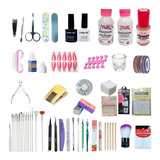 Kit Inicial X47 U. De Insumos Para Manicura Decoracion