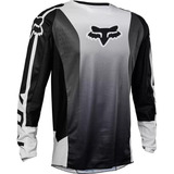 Polera Moto 180 Leed Gris/blanco Fox