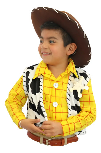 Disfraz Estilo Woody Toy Story Hebilla Vaquera