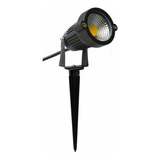 4 Espeto Led Jardim Branco Quente 3000k Lâmpada Cob 5w Cor Da Carcaça Preto Cor Da Luz Branco-quente 110v/220v