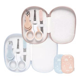 Kit Manicure Com Estojo Menino Menina Buba Bebê Infantil Cor Rosa