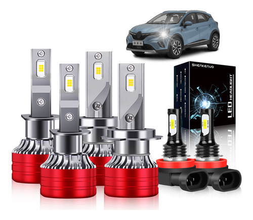 28000lm 6000k Focos Led Y Bombilla Antiniebla For Renault