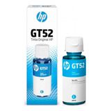 Tinta Hp Gt52 Cyan Original Sistema Continuo M0h55al