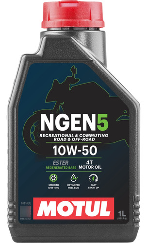 Aceite Motul Semisintetico Ngen 5 10w50 4t Todas Las Marcas