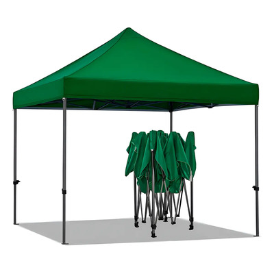 Carpa Toldo LeRoux 3x3 Color Negro Lona Verde Plegable | Envío gratis