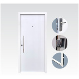 Puerta Multianclaje De Seguridad Mod 740 Med 80x200 Blanco