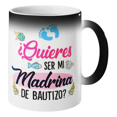 Taza Mágica ¿quieres Ser Mi Madrina De Bautizo? Propuesta | Meses sin interés