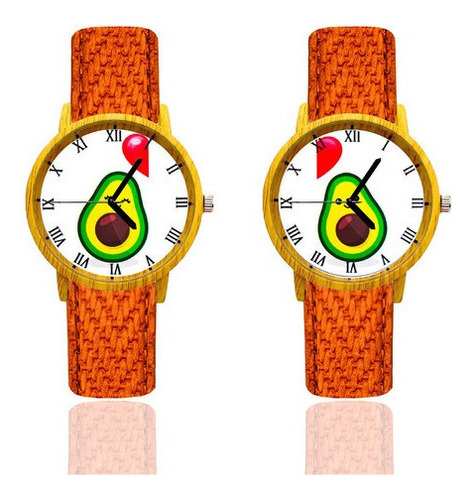 Reloj Pareja Mi Medio Aguacate + Estuche Dayoshop