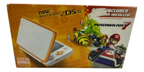 Consola New Nintendo 2ds Xl | Blanco/naranja En Caja