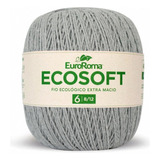 Barbante Ecosoft Euroroma 08/12 422g - Cor 270 - Cinza