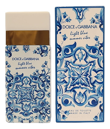 Perfume Dolce & Gabanna Light Blue Summer Vibes Eau De Toilette 100ml Volume Da Unidade 100 Ml